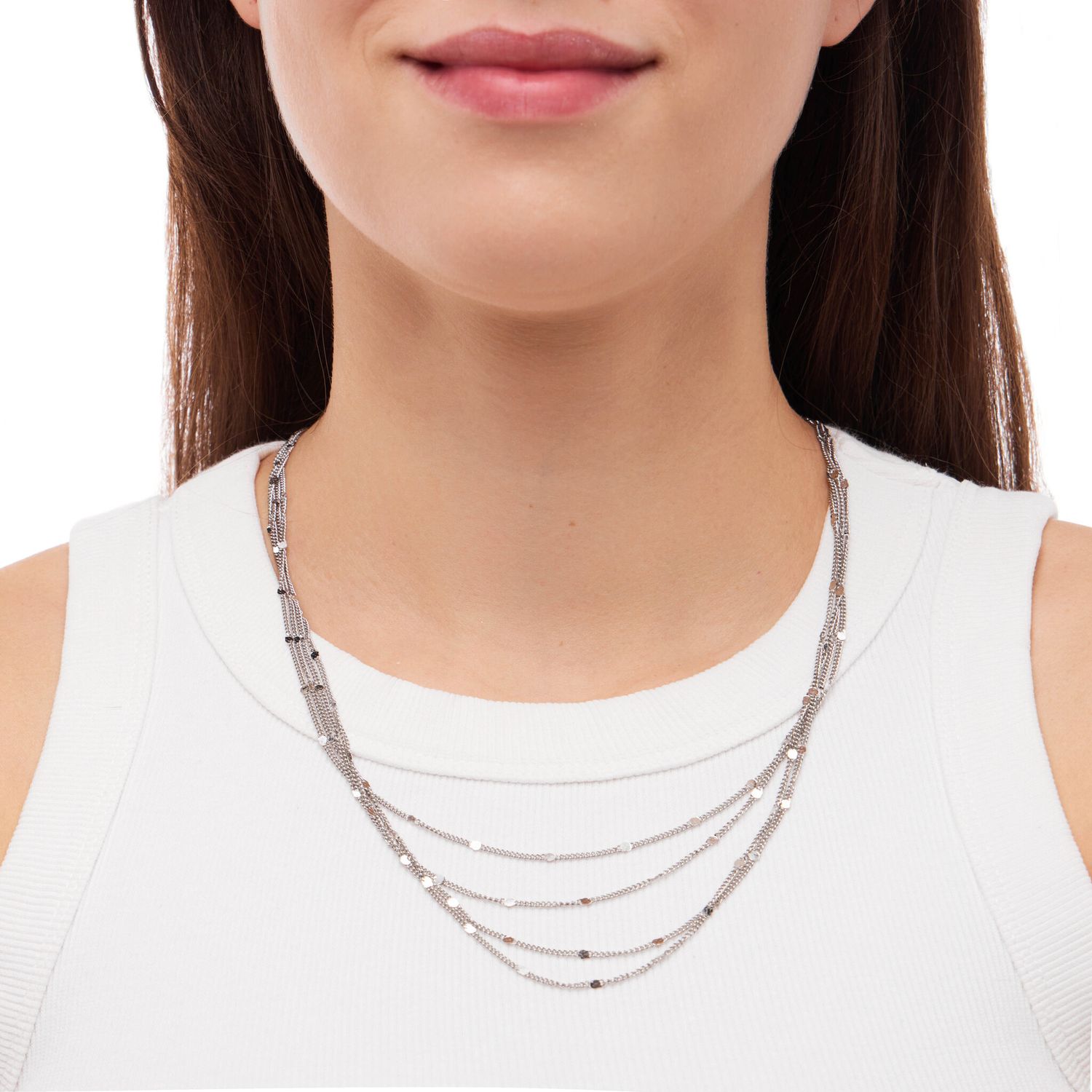 Колье Multilayer Necklace - Silver