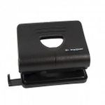 Дырокол inФОРМАТ 20 л. комбинированный черный линейка форматов