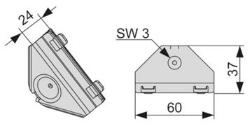 Угловое соединение TECE TECEprofil арт. 9010002
