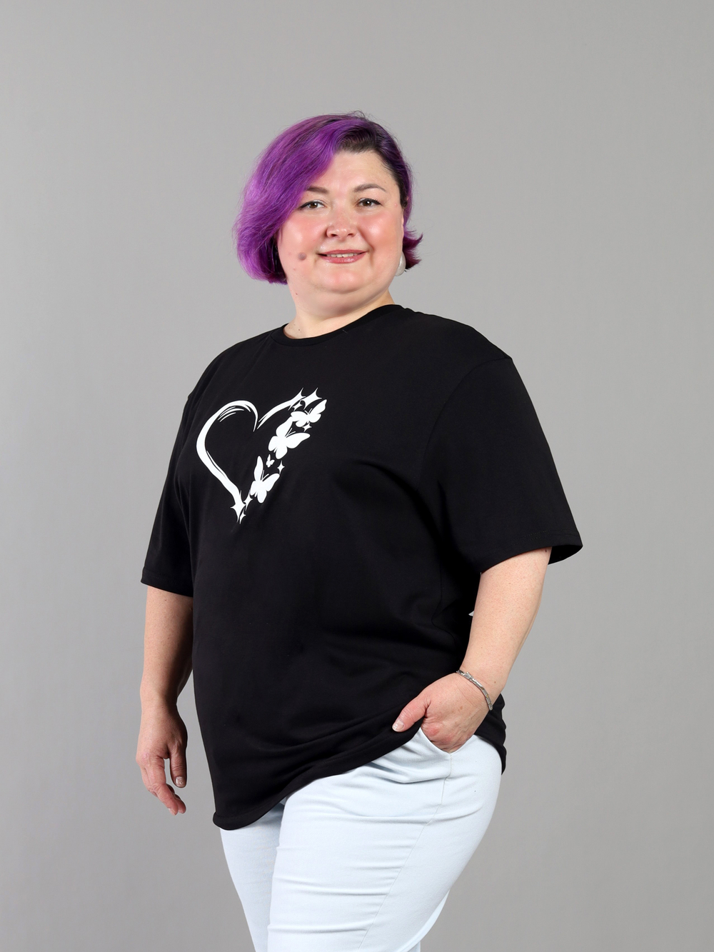 Футболка оверсайз с принтом длинная6