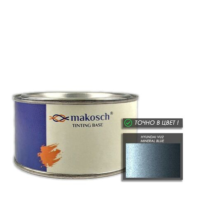 Автоэмаль makosch/HYUNDAI VU2, Базовая эмаль, голубой, перламутр, 200мл.