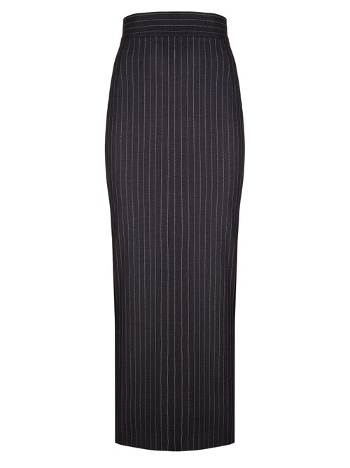 Юбка макси в полоску