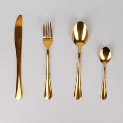 НАБОР СТОЛОВЫХ ПРИБОРОВ НА ВРАЩАЮЩЕЙСЯ ПОДСТАВКЕ, 24ПР, ПВД ПОКРЫТИЕ