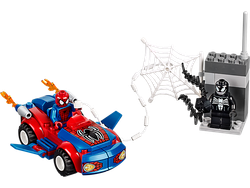 LEGO Juniors: Автомобиль Человека-паука 10665 — Spider-Man: Spider-Car Pursuit — Лего Джуниорс Подростки