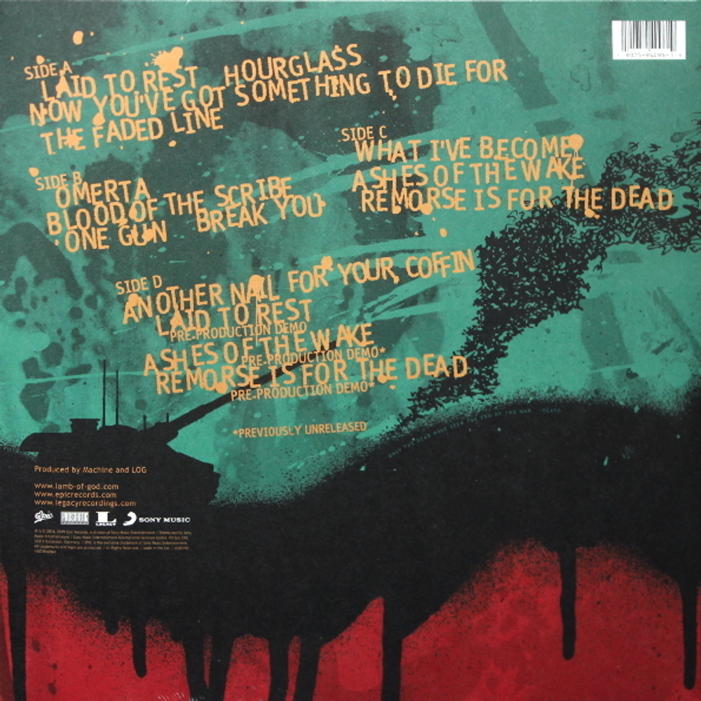 Lamb of God / Ashes Of The Wake (15th Anniversary)(2LP)