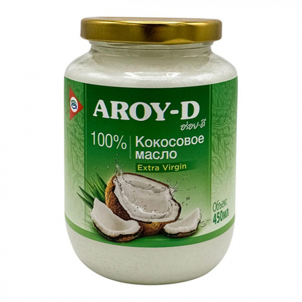 AROY-D Coconut oil extra virgin Кокосовое масло 100% 450мл