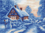 "Зимушка"-0642 канва с рисунком