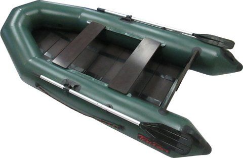 Надувная лодка Лидер Тайга-270Р (зеленая)