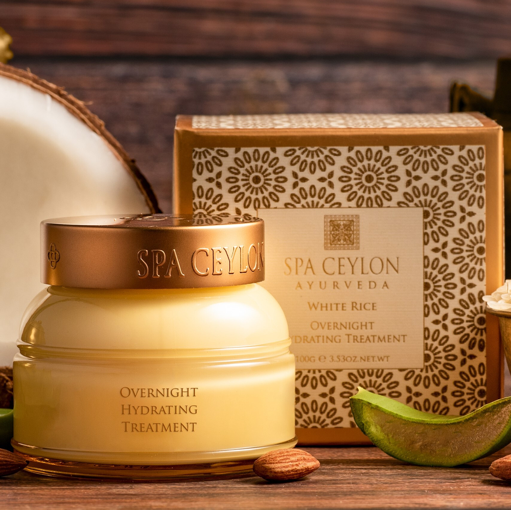 Ночная увлажняющая маска "БЕЛЫЙ РИС"