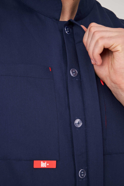 Топ медицинский унисекс Хэритаж, нэви