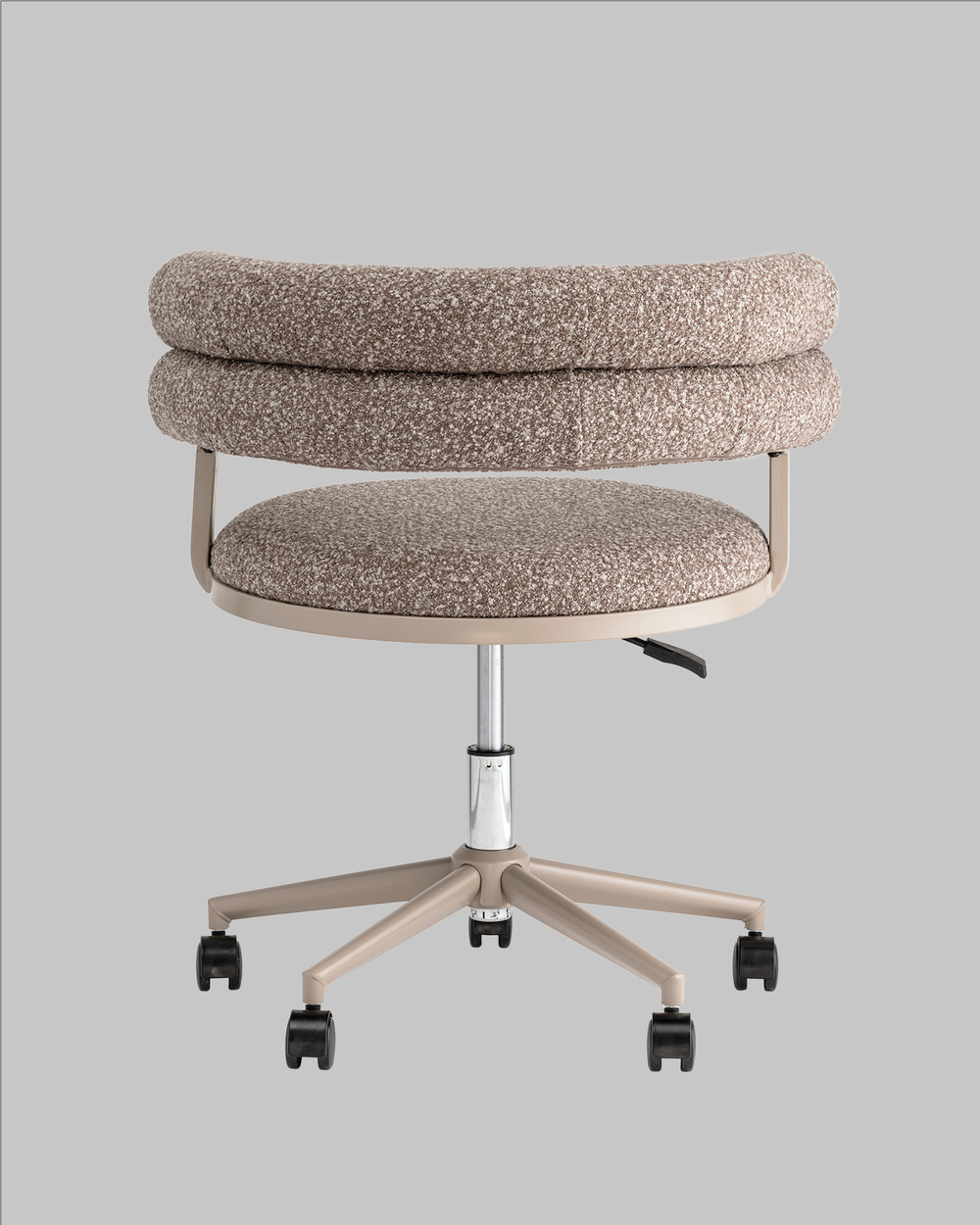 Стул офисный Ponty светло-коричневый бежевые ножки