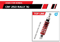 MZ456-420TRL-05-85. Rear shock absorber YSS, 420mm, For Honda CRF250-300 all L-M-Rally
