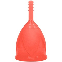 Красная менструальная чаша размера S Тюльпан