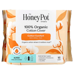 The Honey Pot Company, Органические нем травяные прокладки с крыльями, супер, 16 шт.