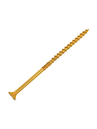 Конструкционный саморез Gigant желтый цинк 5x100 пот/г TORX 100 шт 123817