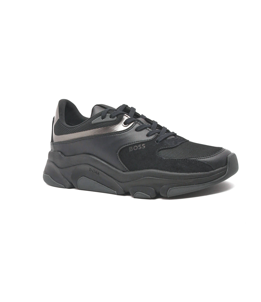 кроссовки asher_runn_mx BOSS BLACK - черный(50475450)