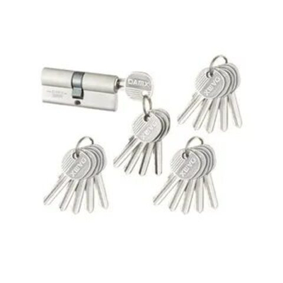 Цилиндровый механизм DAMX N70 SN ключ/ключ (матовый никель)  Арт.12862