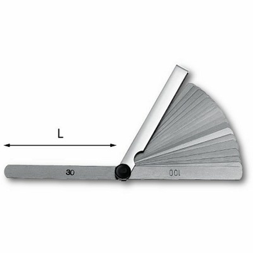 966 L Набор удлиненных конических щупов 0,04-1,00 мм., 19 штук, USAG (Италия)