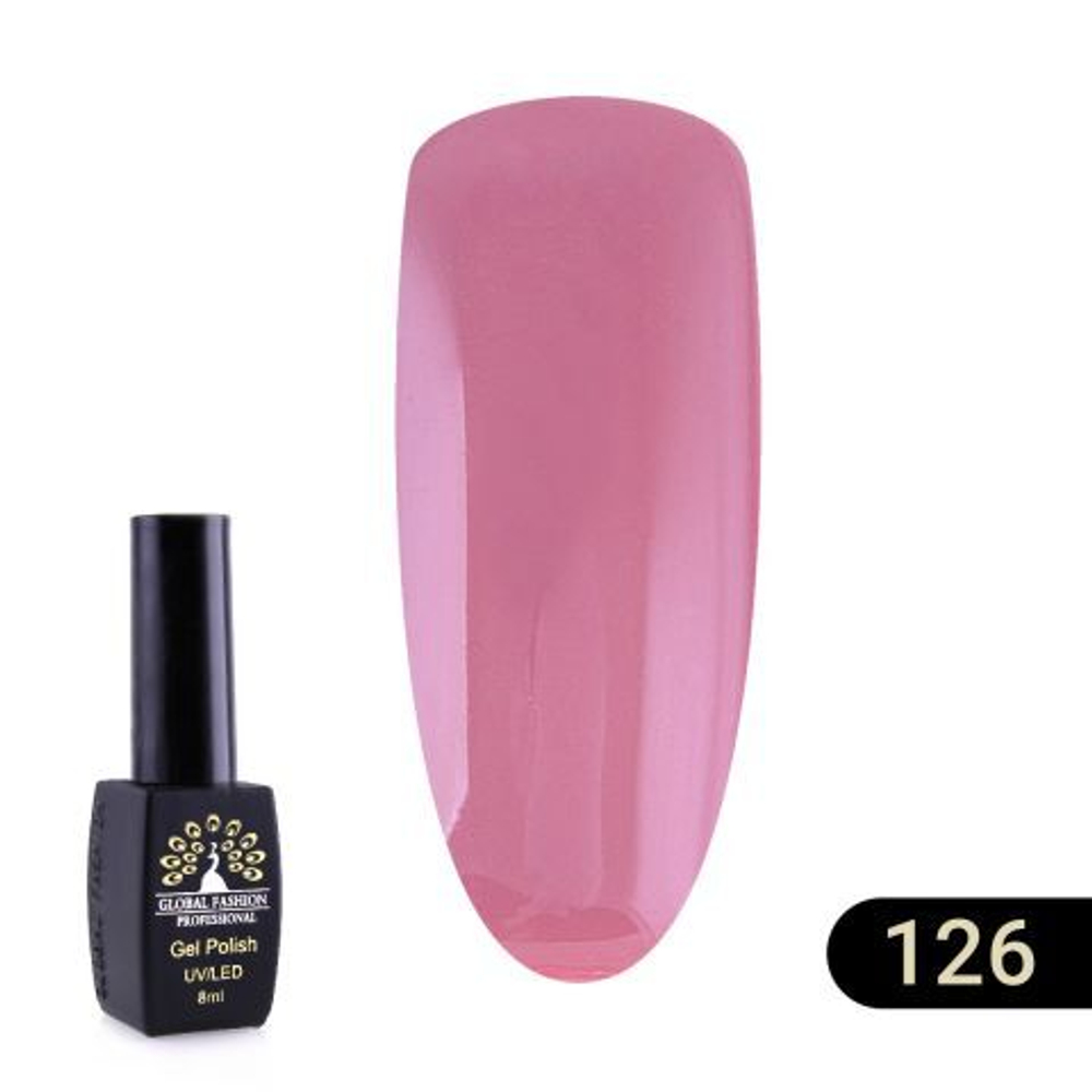Гель лак BLACK ELITE 126, Global Fashion 8 мл