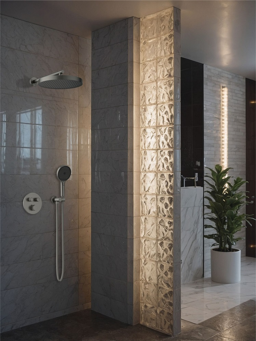 Душевая система с термостатом AltroBagno Bilancia 040413 GM