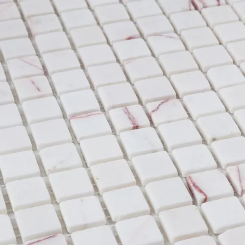 DAO-537-15-4 Мозаика из мрамора pink porriny светлорозовая