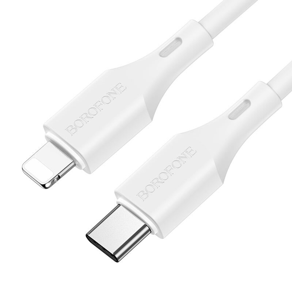 Кабель Lightning -TypeC BOROFONE BX49 PD 20W (белый) 1м