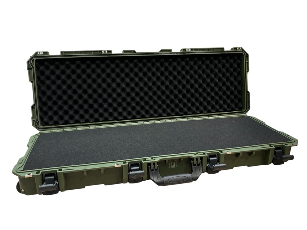 KING SIZE LONG | DGCASE@40-04 | Ударопрочный кейс на колесах ЗЕЛЕНЫЙ | Внутр. размер 1075*320*140мм