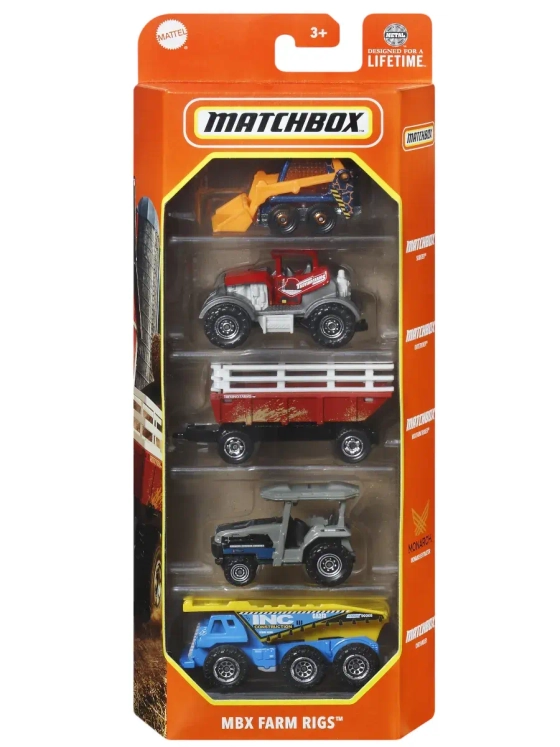 Набор машинок Matchbox 5 шт MBX British Roadways C1817