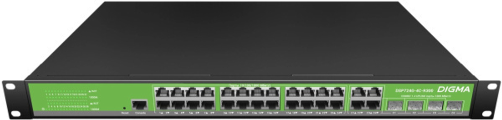 Коммутатор управляемый Digma DSP724G-4C-R300