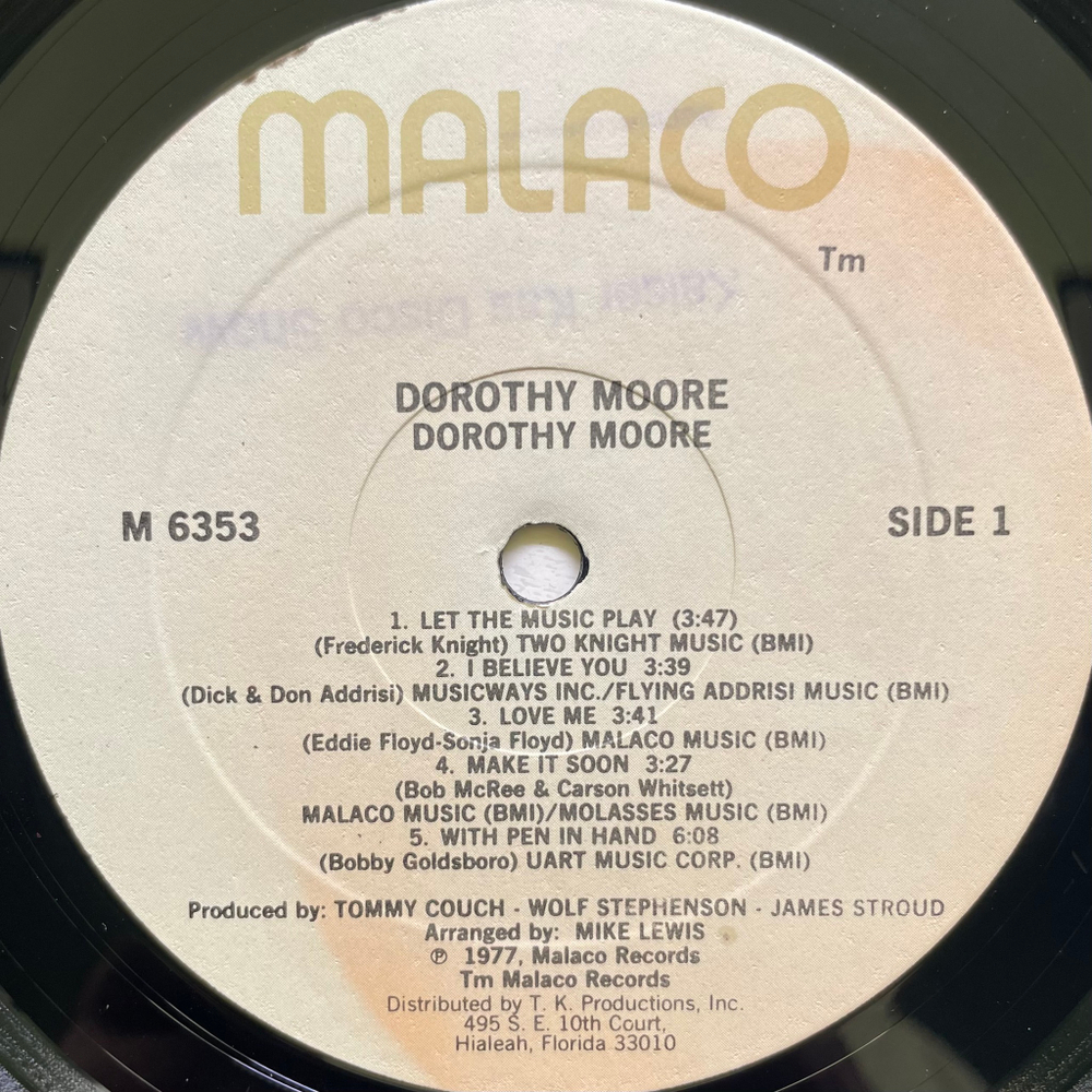 Dorothy Moore ‎– Dorothy Moore (США 1977г.)