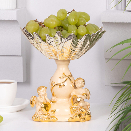 Фруктовница-конфетница Мерси Айвори