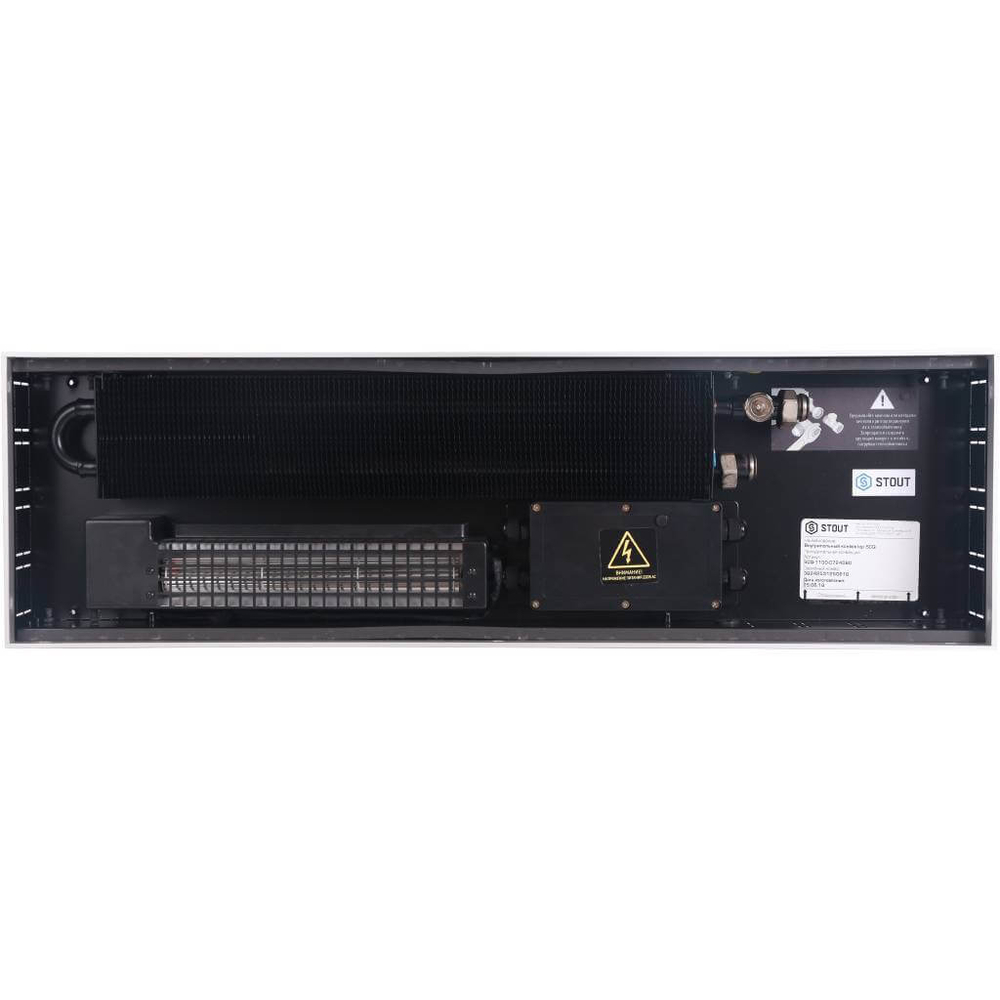 STOUT SMS SCQ-11F0-0724250 STOUT Конвектор внутрипольный SCQ 75.240.2500 (Решётка роликовая, цвет OAK03 дуб)