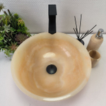 Раковина из оникса Bowl Yellow TinLip BO-62891 40*40*15 140