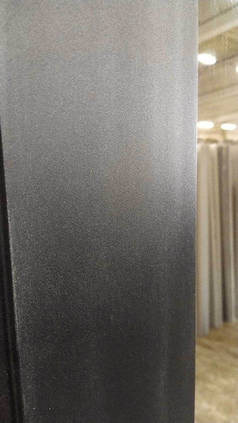 Дверь Входная Лабиринт STORM С зеркалом Максимум с тонировкой Черный кварц