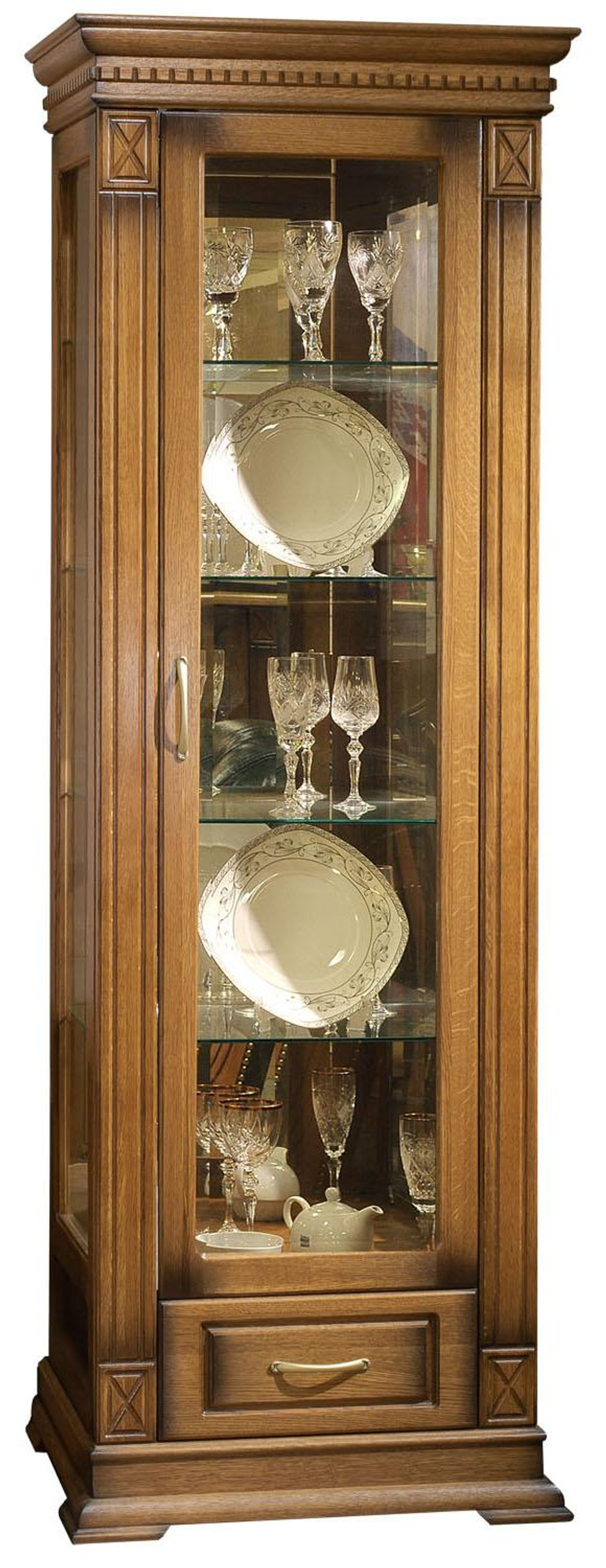 Шкаф-витрина «Верди Классик» П1.0487.0.11