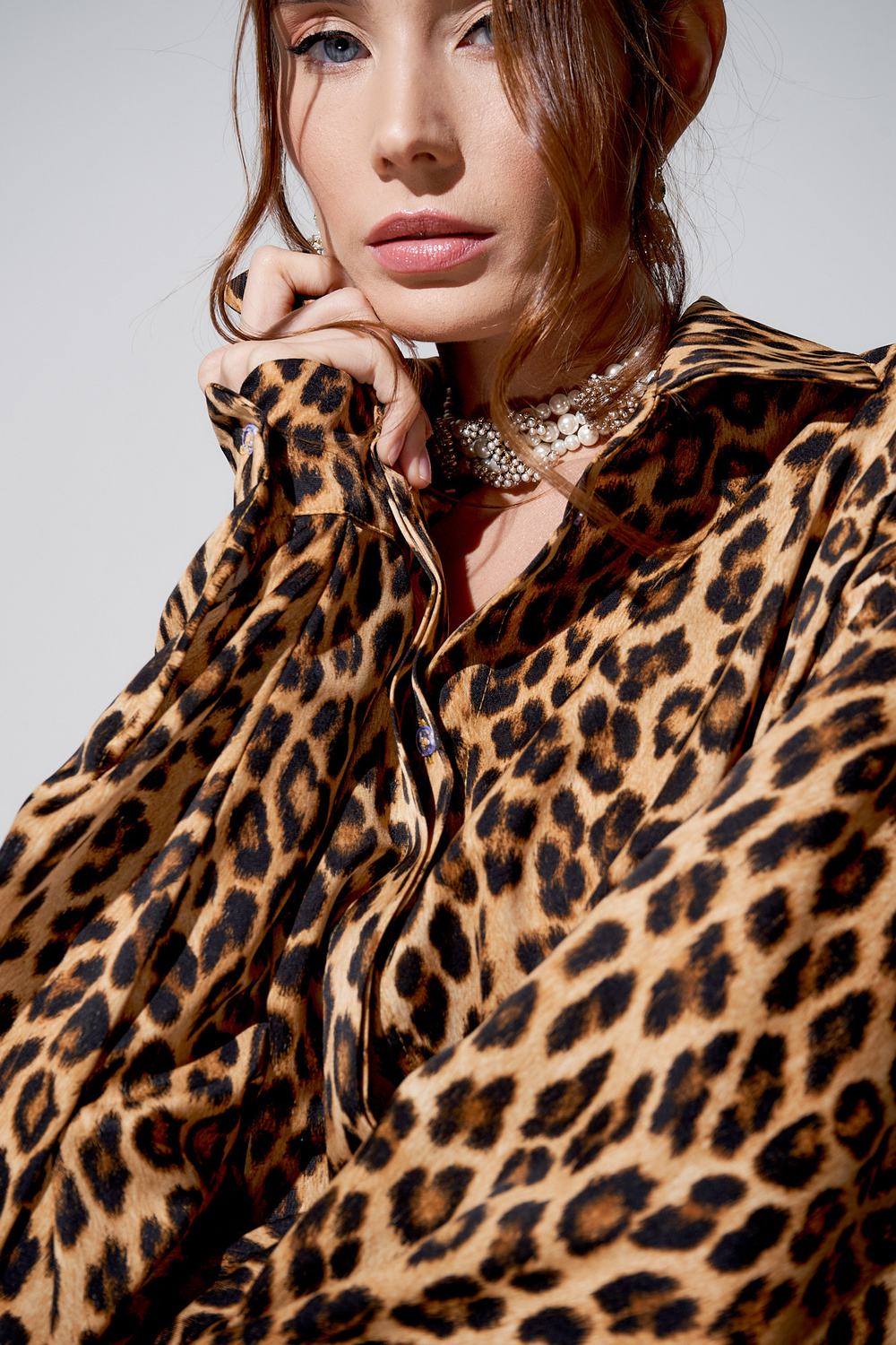 Рубашка свободного кроя Leo