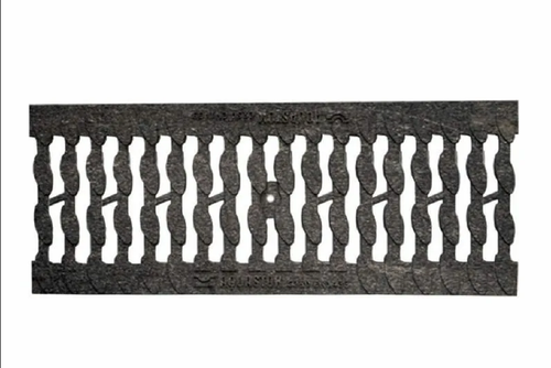 Водоотводная решётка чугунная щелевая DN100 Косичка