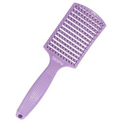 Щетка массажная Harizma Nylon, фиолетовая (h10685-07)