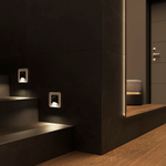 Встраиваемая LED подсветка МУН (черный матовый)