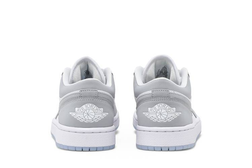 Кроссовки Air Jordan 1 Low "Wolf Grey" (Женская размерная сетка)