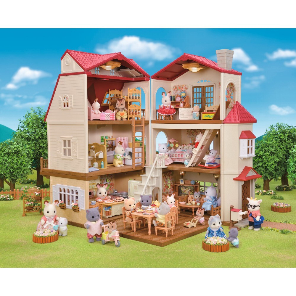 Sylvanian Families - Городской дом с потайной комнатой на чердаке 5708 / артикул   5708  / GTIN 5054131057087