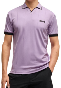 Теннисное поло BOSS Palle MB - Purple