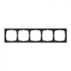 Рамка Systeme Electric ARTGALLERY 5-постовая карбон 41060