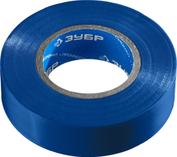 ЗУБР ЭЛЕКТРИК-20, 19 мм х 20 м, 6 000 В, синяя, не поддерживает горение, изолента ПВХ, Профессионал (1234-7)