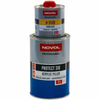 Грунт наполнитель черный NOVOL 4+1 с отвердителем