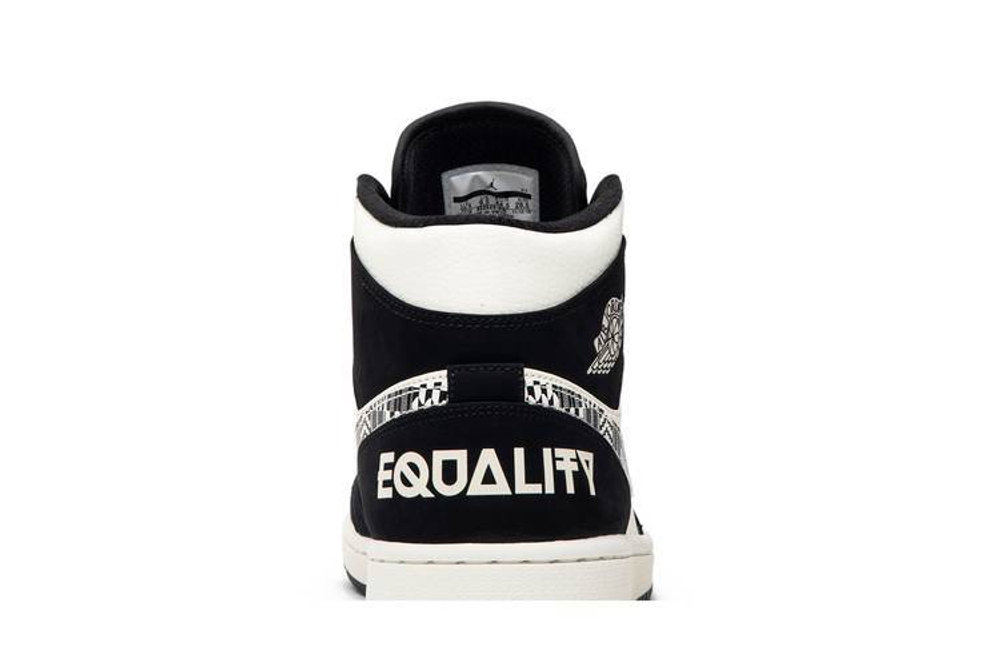 Кроссовки Jordan Air Jordan 1 Mid Bhm Equality 2019