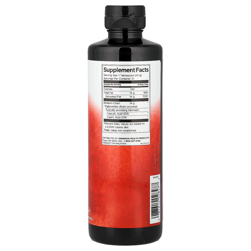 Swanson Vitamins, масло МСТ, 473 мл (16 жидк. унций)