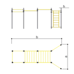 Спортивное оборудование с рукоходом Romana 501.54.01
