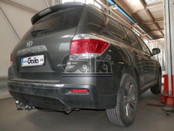 Фаркоп оцинкованный Galia T068A для Toyota Highlander 2010-2014(паспорт и сертификат в комплекте)(без электрики)