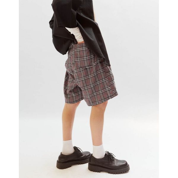 Шорты Семейные серо-красные - фото 3